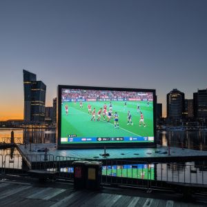 Floating Digital Screens