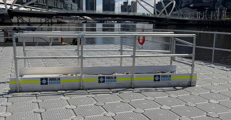 Marine gangways available for hire for floating events and commercial works