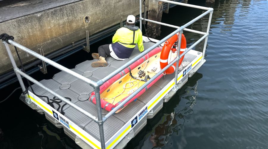 Spotter Platform for marine works